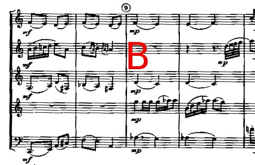 B section